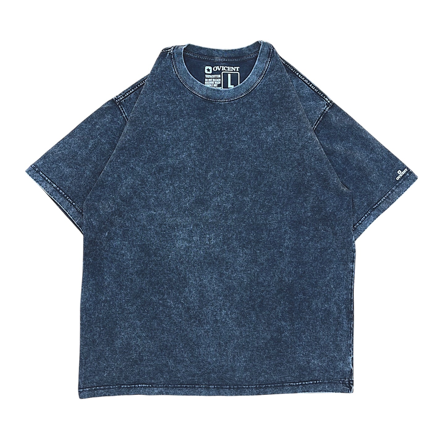 No. 1, Star Relic, Vintage Short Sleeve T-Shirt, 100% Cotton, Black
